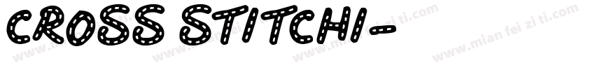 cross stitchi字体转换
